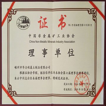 中国非金属矿工业协会理事单位